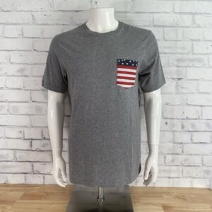 Travis Matthew Shirt Men's XL Short Sleeve Party On T-Shirt Golf USA Flag NWT